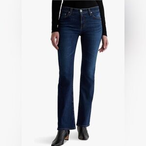 AG Angel Boot Leg Jeans Low Rise Dark Wash Premium Denim Size 31 NWOT
